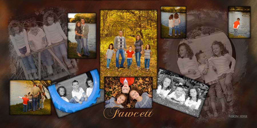 outdoor family portraits in tire swing