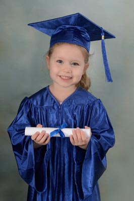preschool girl portrait