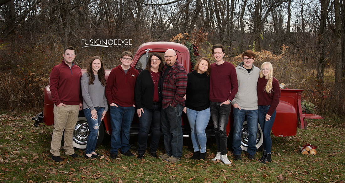 Vintage Red Truck Holiday Session  | Schwertfeger_008.jpg