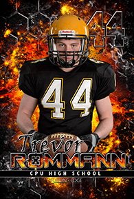 high school football sports banner